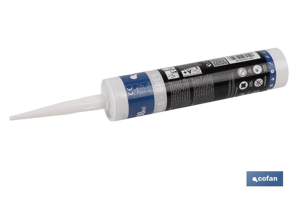 MS polymer sealant | Grey | Cartridge of 290ml - Cofan