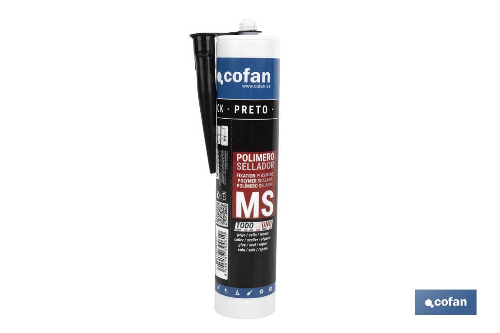 MS polymer sealant | Grey | Cartridge of 290ml - Cofan