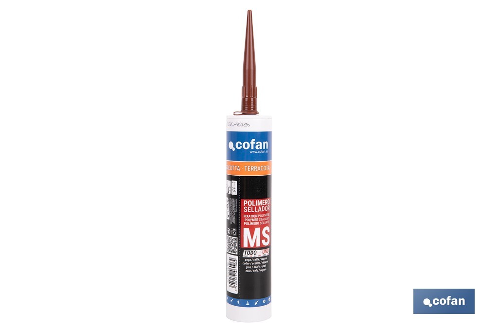 MS polymer sealant | Available in different colours | Cartridge of 290ml - Cofan