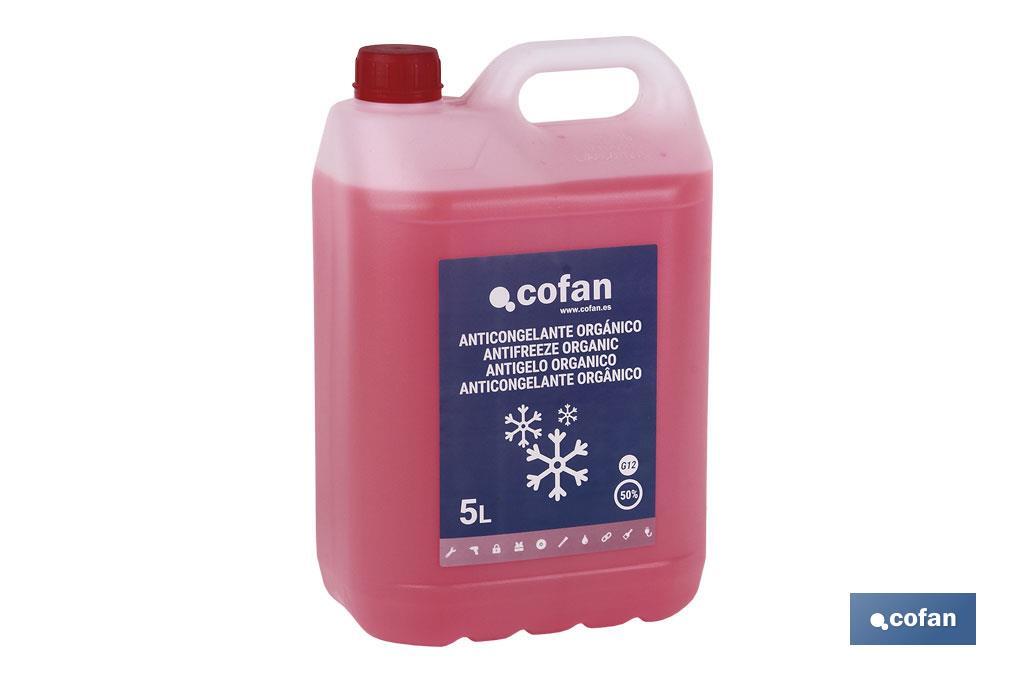 G12 Antifreeze 5L, 50% organic fluid - Cofan