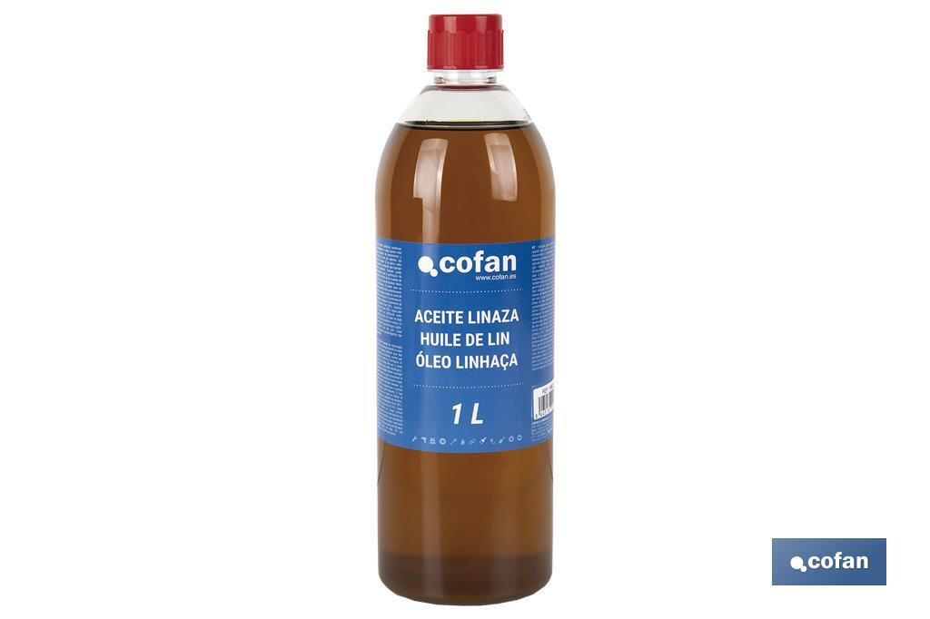 Aceite de linaza | Para maderas exteriores e interiores | Protege y nutre - Cofan