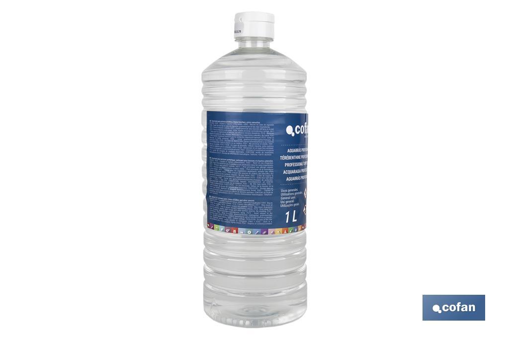 Aguarrás Profissional | Capacidade de 500 ml ou 1 litro | Ideal para dissolver - Cofan