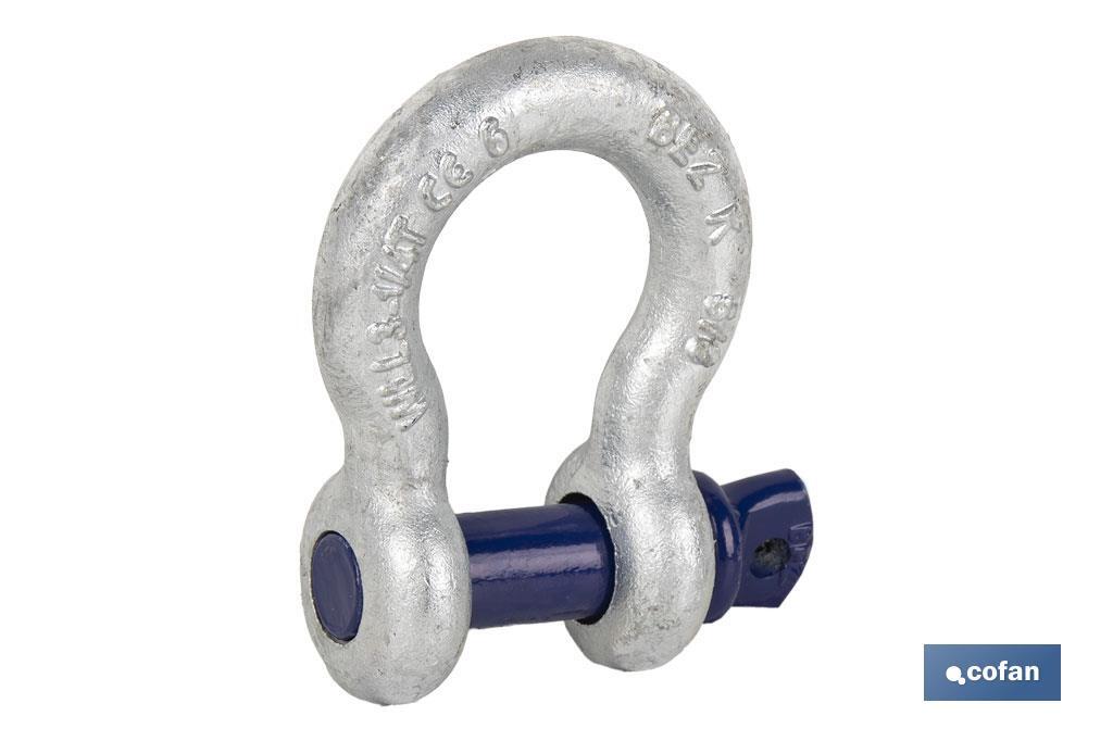 Grillete Lira Alta Resistencia Galvanizado - Cofan