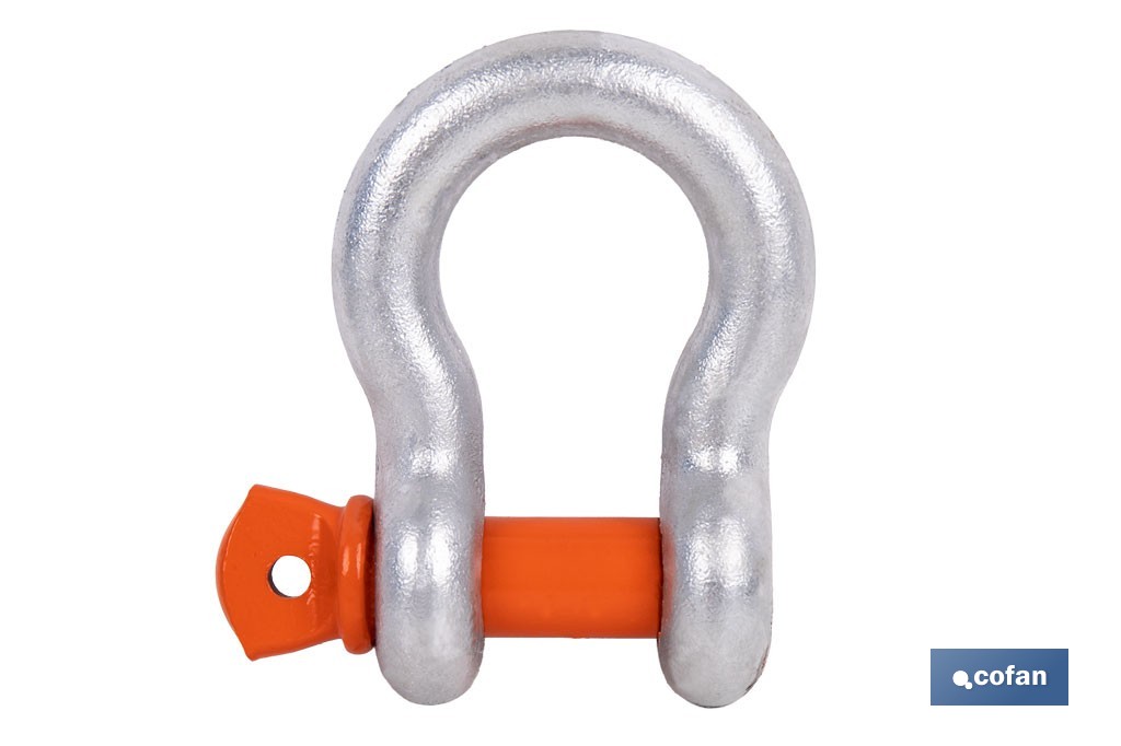 "Leier"-Schäkel Hohe Festigkeit Galvanisiert - Cofan