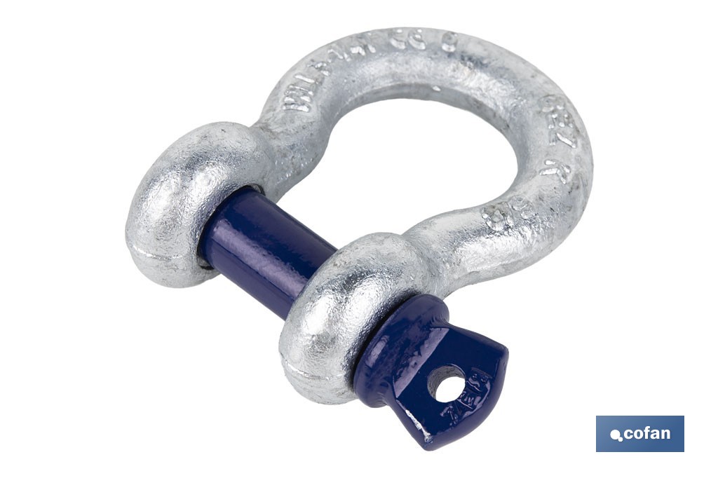 "Leier"-Schäkel Hohe Festigkeit Galvanisiert - Cofan