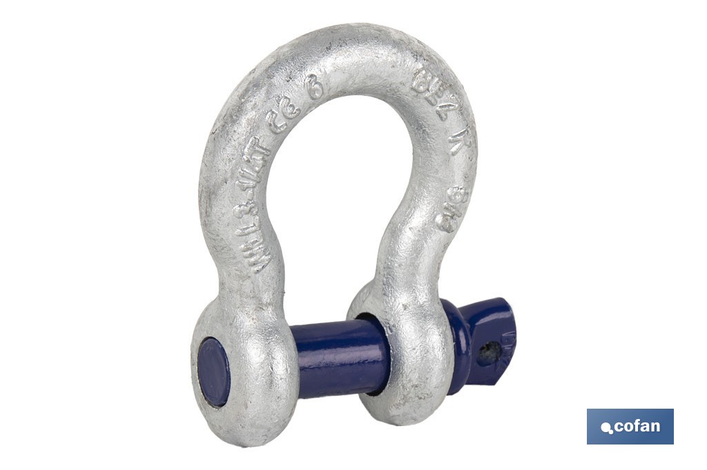 "Leier"-Schäkel Hohe Festigkeit Galvanisiert - Cofan