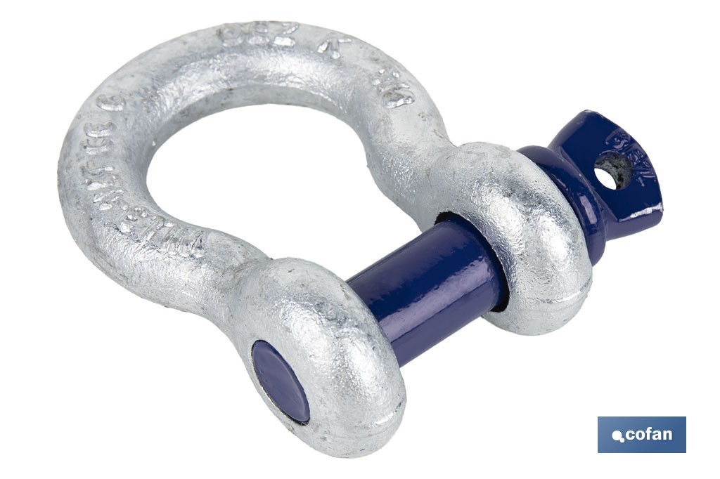 "Leier"-Schäkel Hohe Festigkeit Galvanisiert - Cofan