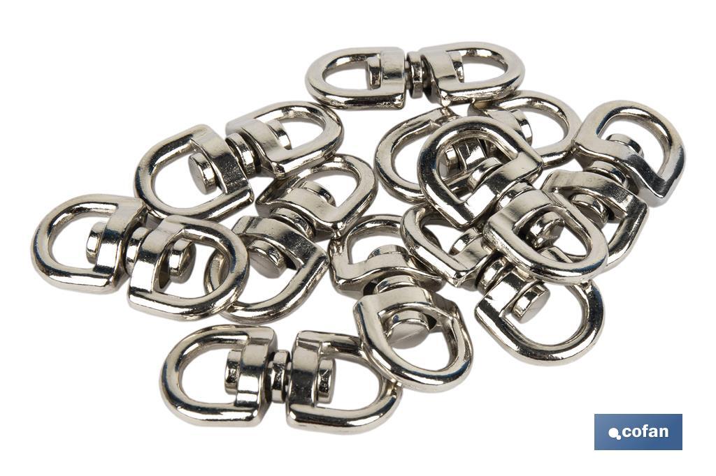 Nickle plated shackle - Cofan