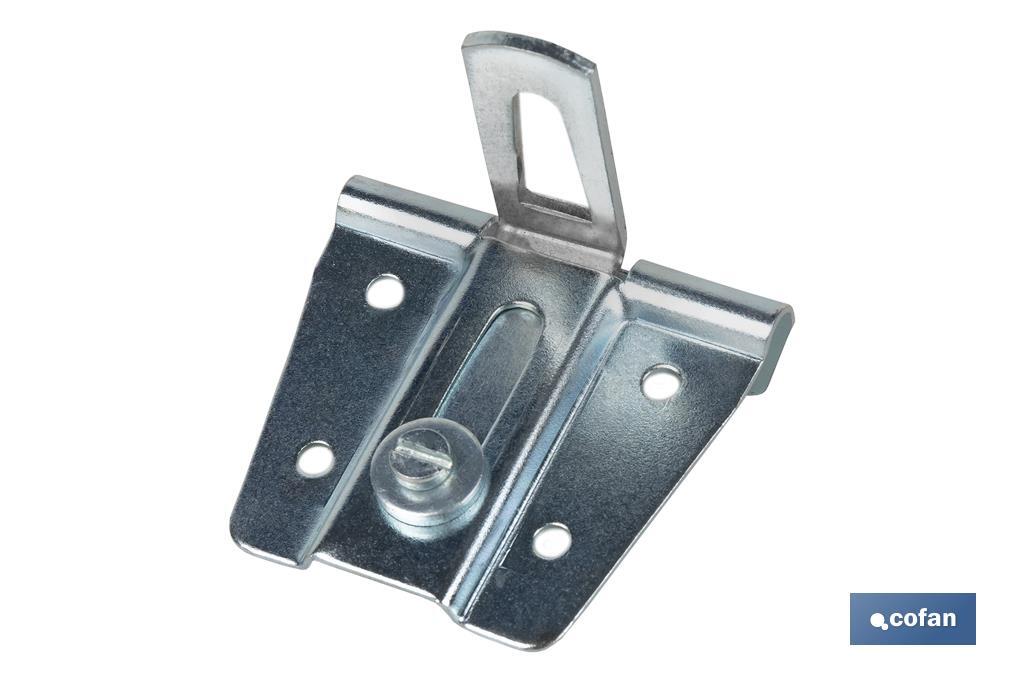 Cabinet hanger with 90° regulator | Zinc-plated Steel | Suitable for kitchen units  - Cofan