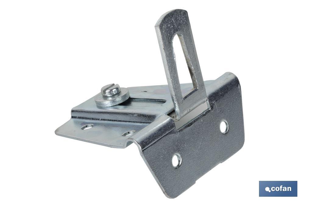 Cabinet hanger with 90° regulator | Zinc-plated Steel | Suitable for kitchen units  - Cofan