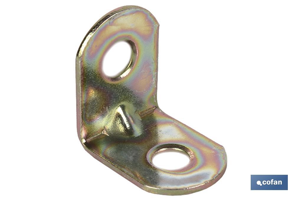 Escuadra de Ángulo | Diferentes medidas para ángulo de 90° | Fabricada en acero zincado - Cofan