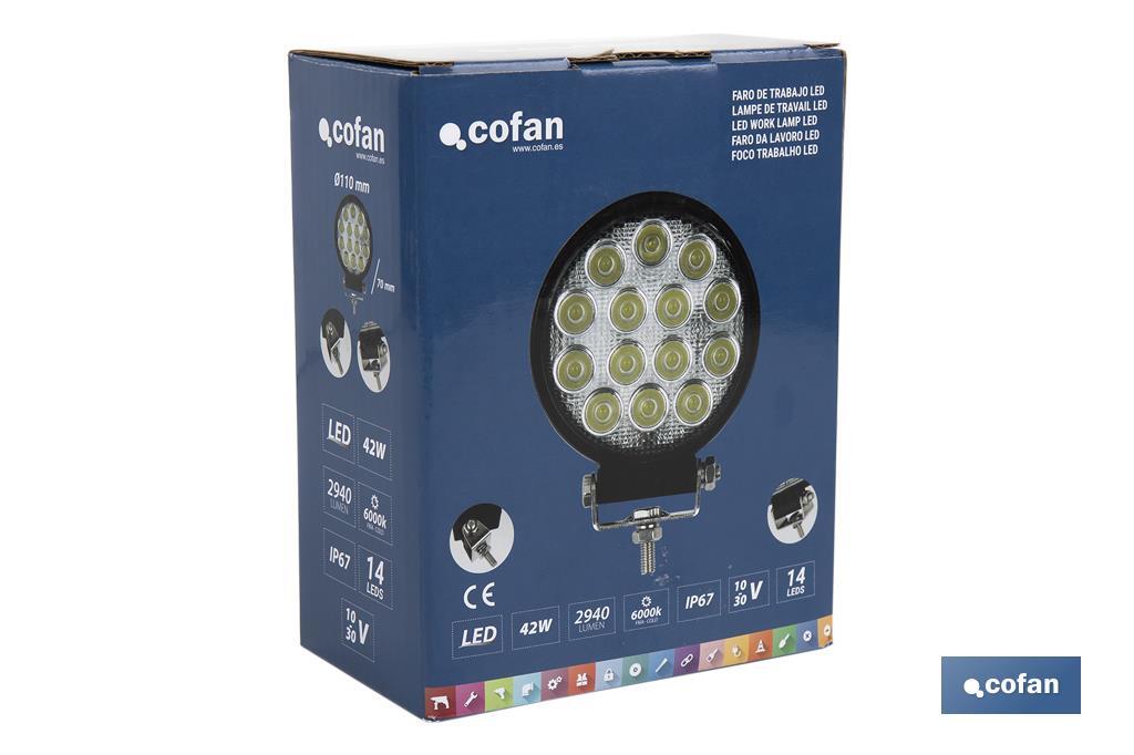 Faro de trabajo 14 Led - Cofan