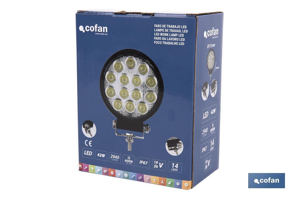 Faro de trabajo 14 Led - Cofan