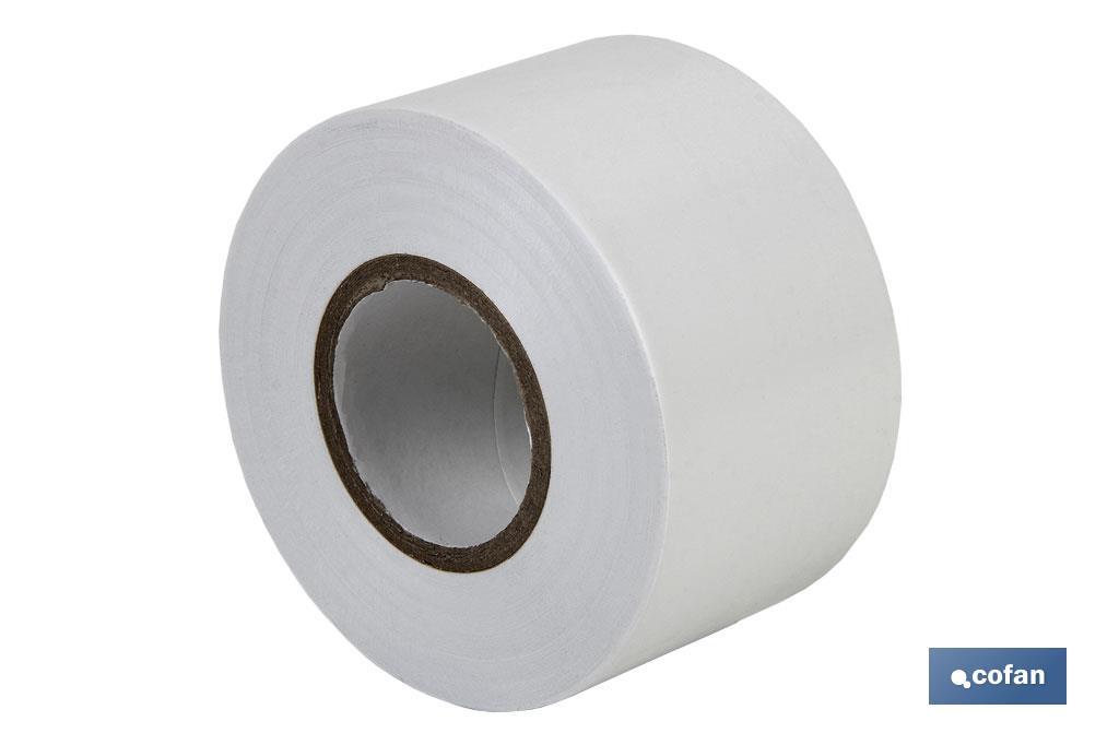 Nastro isolante 130 micrometri | Bianco | Resistente alla tensione, al calore e a vari acidi e alcalini - Cofan