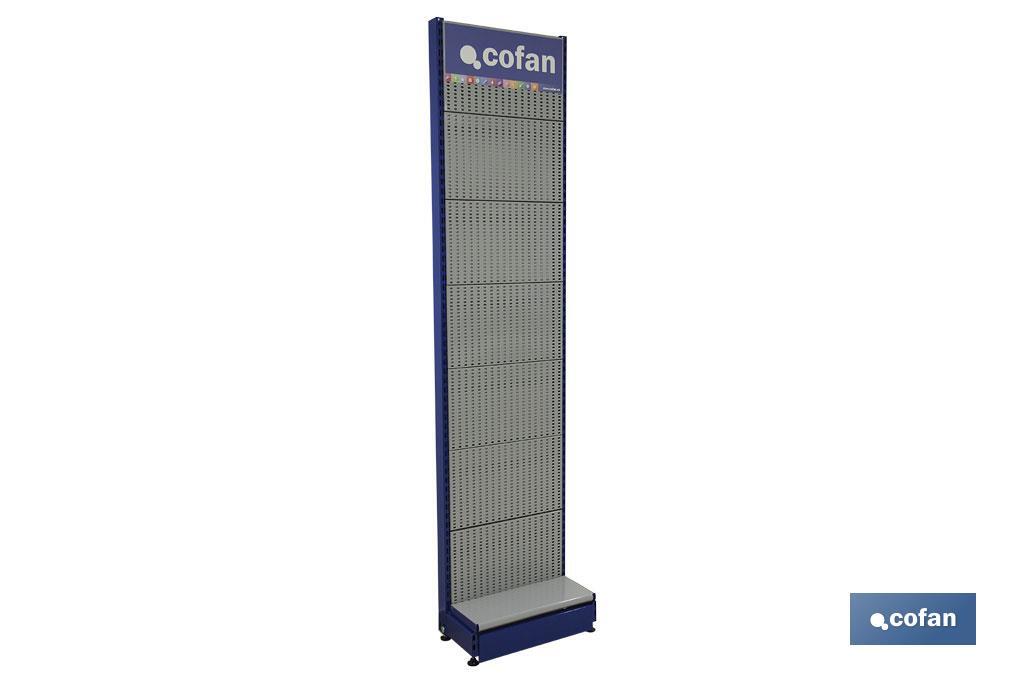  VERTICAL PEGBOARD DISPLAY STAND 2200X500X460MM - Cofan