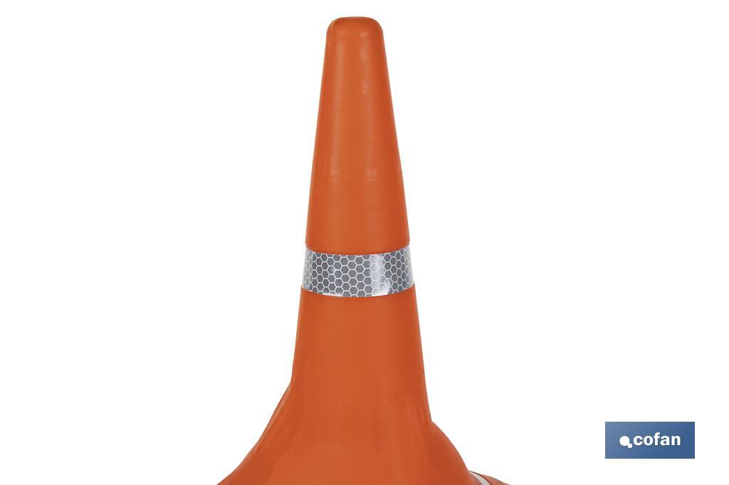 Tetrapod Reflective Traffic Cone 380mm - Cofan