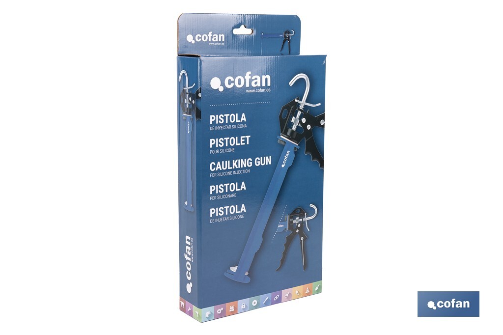 Professional caulking gun | Aluminium sealer gun | Suitable for 310ml cartridges - Cofan
