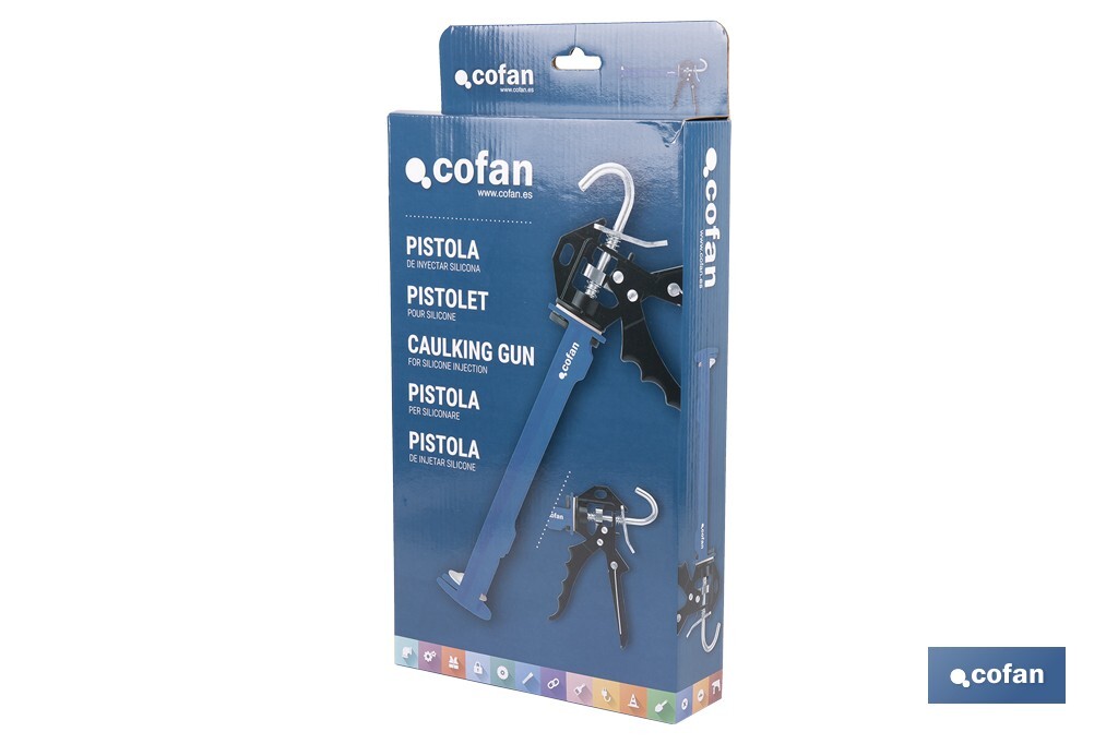 Professional caulking gun | Aluminium sealer gun | Suitable for 310ml cartridges - Cofan