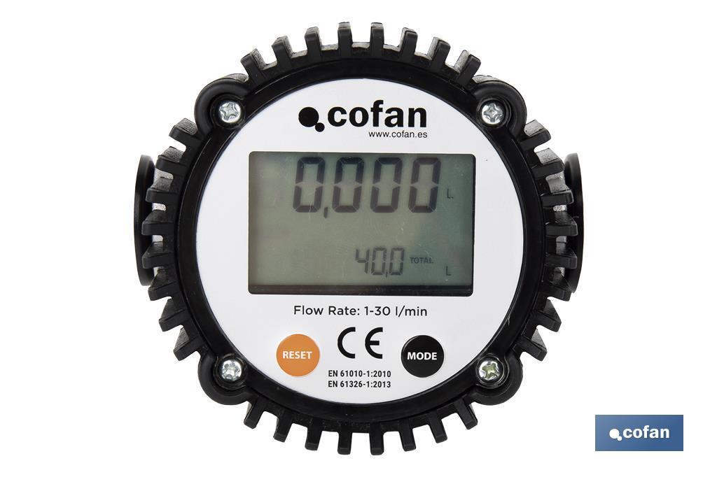 Digital Flow Meter for Oil Control Gun - Cofan