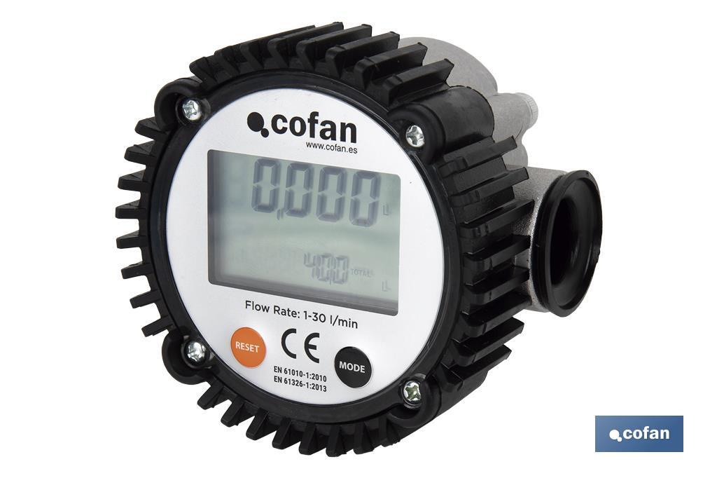 Digital Flow Meter for Oil Control Gun - Cofan