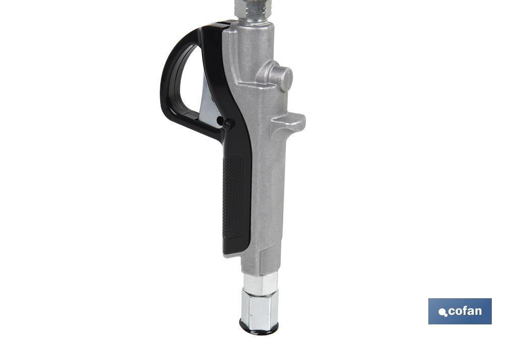 Straight oil control gun | Flexible Hose | Straight non-drip nozzle | High accuracy gun - Cofan