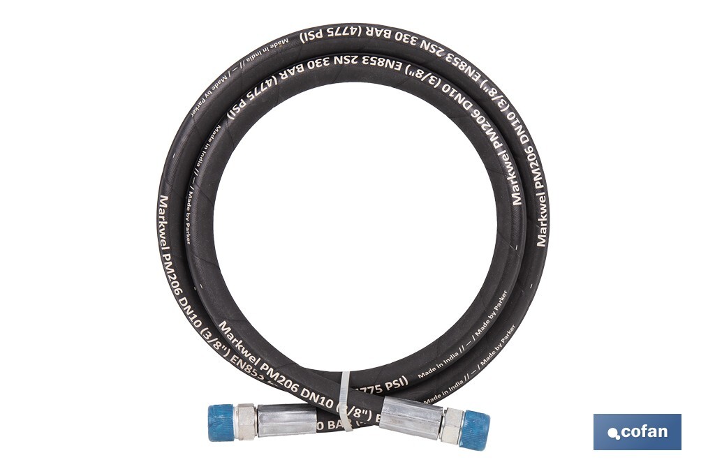 Manguera hidráulica | 2200 PSI | 1/2" BSP | Disponible en diferentes tamaños - Cofan