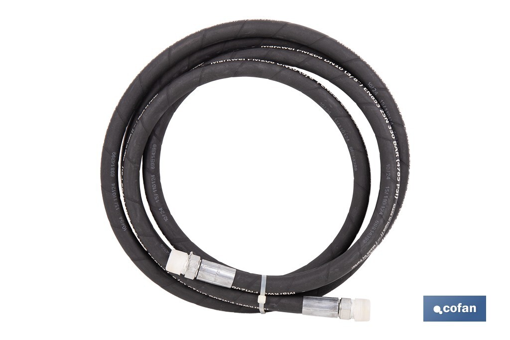 Manguera hidráulica | 2200 PSI | 1/2" BSP | Disponible en diferentes tamaños - Cofan