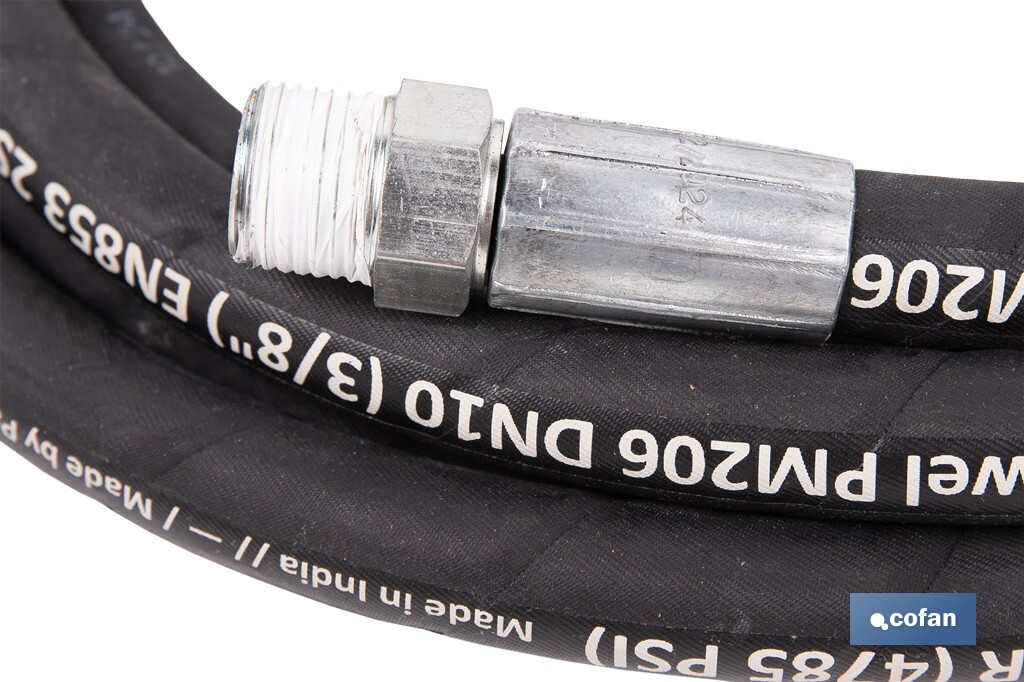Manguera hidráulica | 2200 PSI | 1/2" BSP | Disponible en diferentes tamaños - Cofan