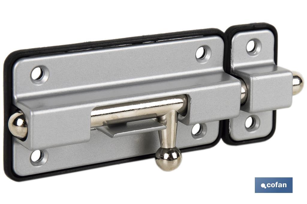 Door Bolt with Plastic Plate | Bolt Locks Available in several colours | Different sizes - Cofan