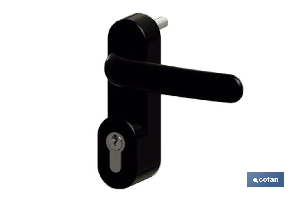 Handle + Cylinder for panic devices - Cofan