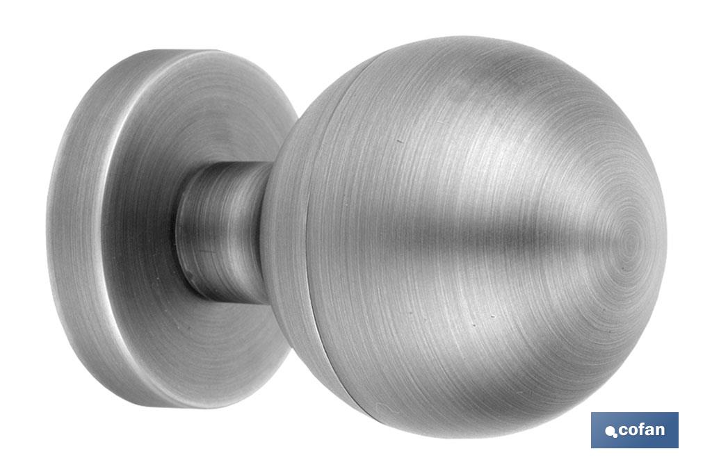 CHROME ZAMAK DOOR KNOB - Cofan