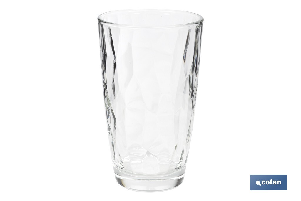 Pack of 6 tall tumbler glasses | Jade Model | Available in different capacities | Different colours - Cofan