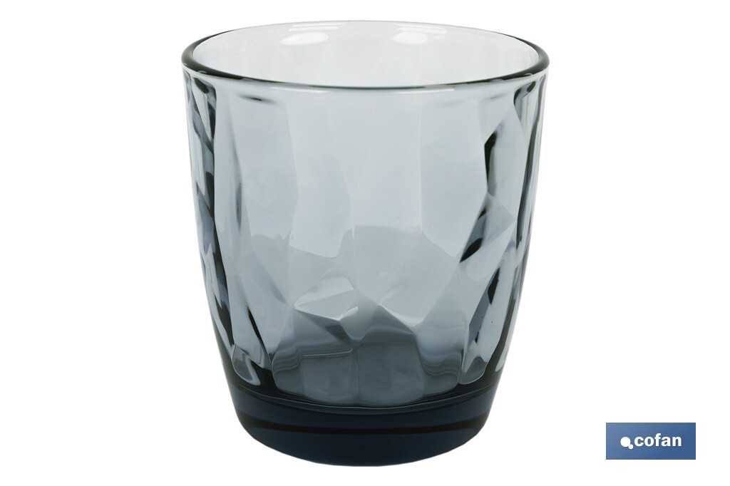 Pack of 6 tumbler glasses | Jade Model | Available in different capacities | Different colours - Cofan