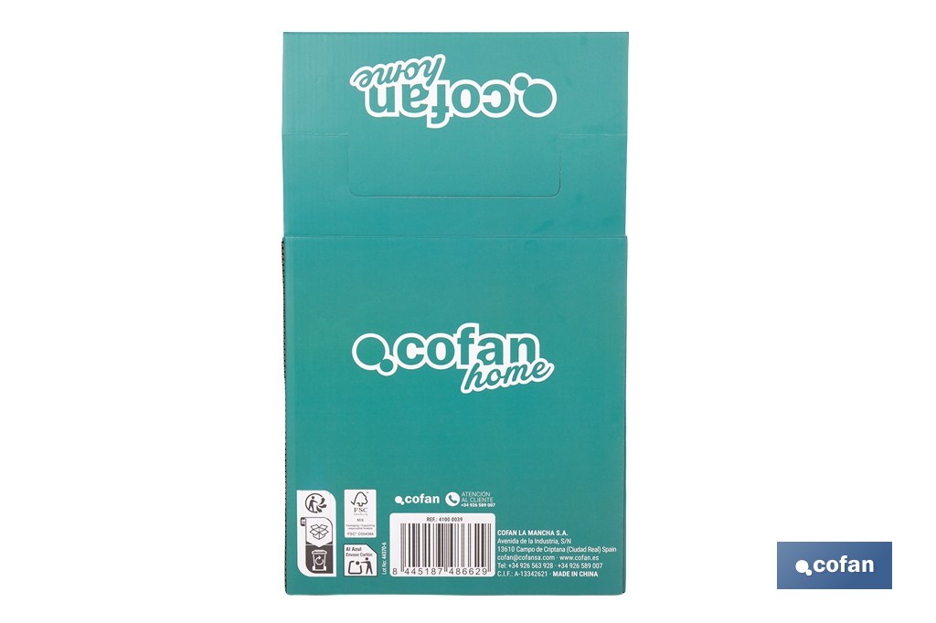 Matamoscas azules con mango telescópico y alcance de hasta 72 cm | Disponible en 3 o 12 unidades - Cofan
