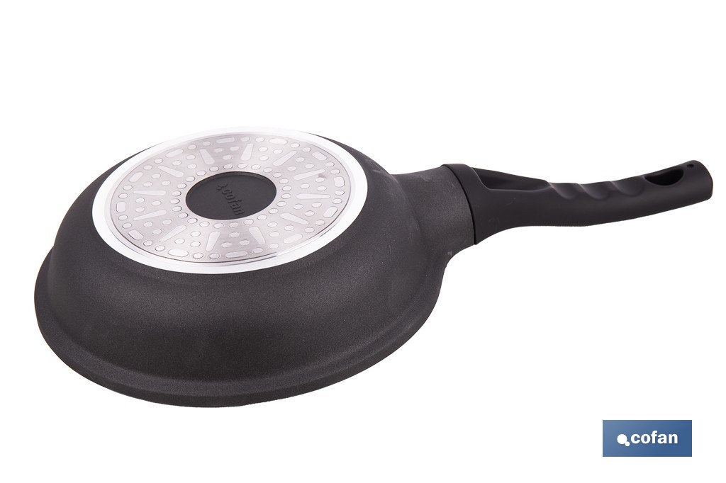 Padella con diametri differenti | Ideale per induzione e lavastoviglie | Alluminio forgiato | Antiaderente | Modello Anzio - Cofan