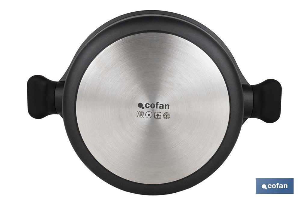 Full induction pot | Die-cast aluminium | Size: Ø28cm - Cofan