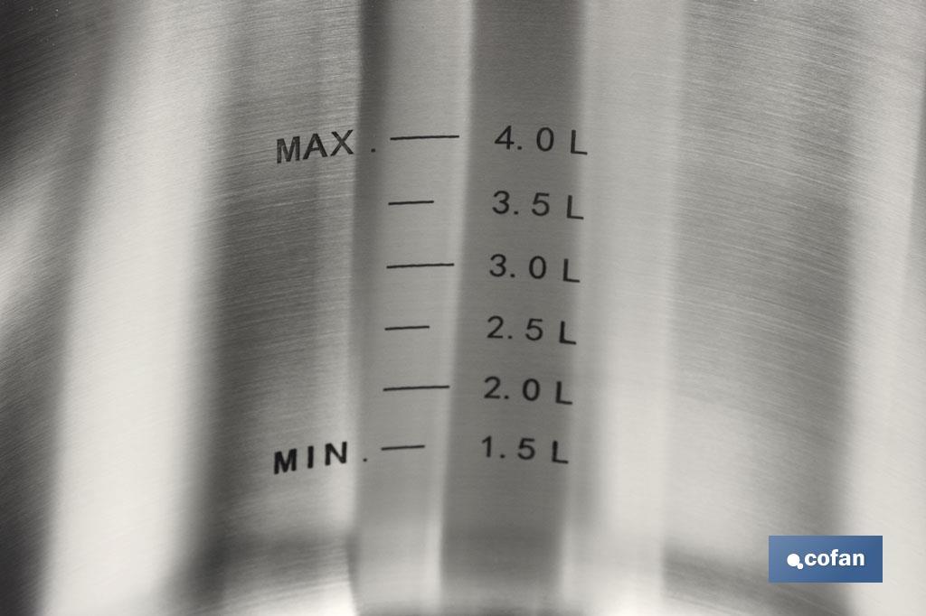 Panela de pressão modelo Queen de 4 ou 6 litros | Aço inox | Indução | Fechamento com uma só mão - Cofan
