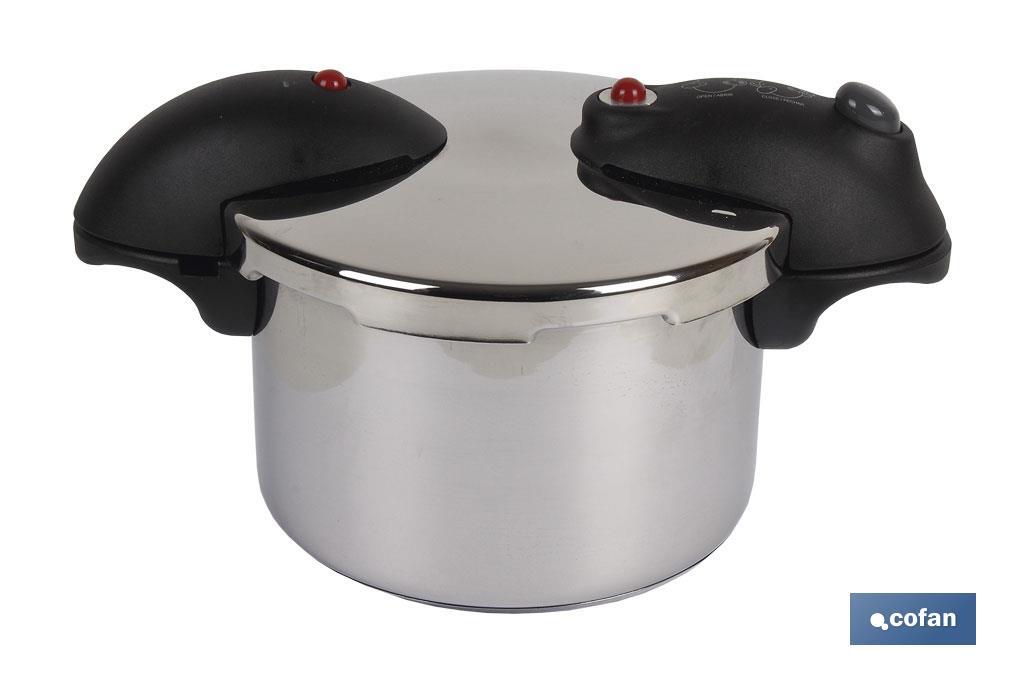 Olla rápida a presión 2 litros modelo Módena mini| Inducción | Apta para todo tipo de cocinas | - Cofan