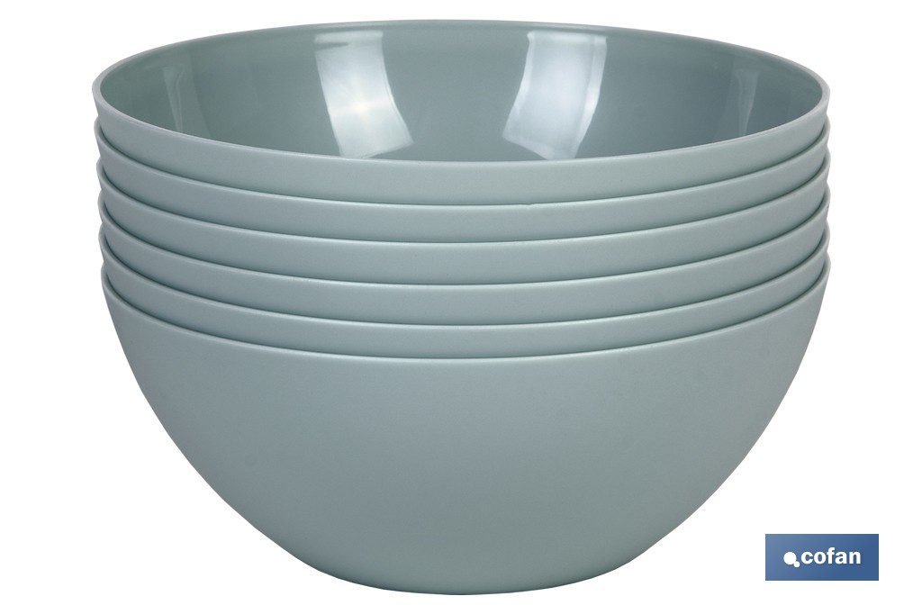 Bowl, Albahaca Model | Polypropylene | Plastic bowl | Several colours and sizes | Multi-purpose - Cofan