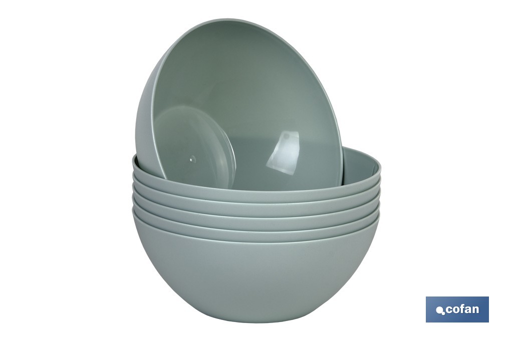Bowl, Albahaca Model | Polypropylene | Plastic bowl | Several colours and sizes | Multi-purpose - Cofan
