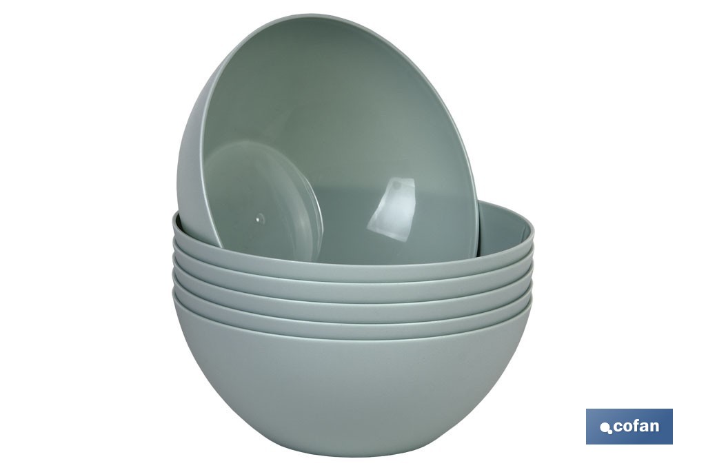 Bowl, Albahaca Model | Polypropylene | Plastic bowl | Several colours and sizes | Multi-purpose - Cofan