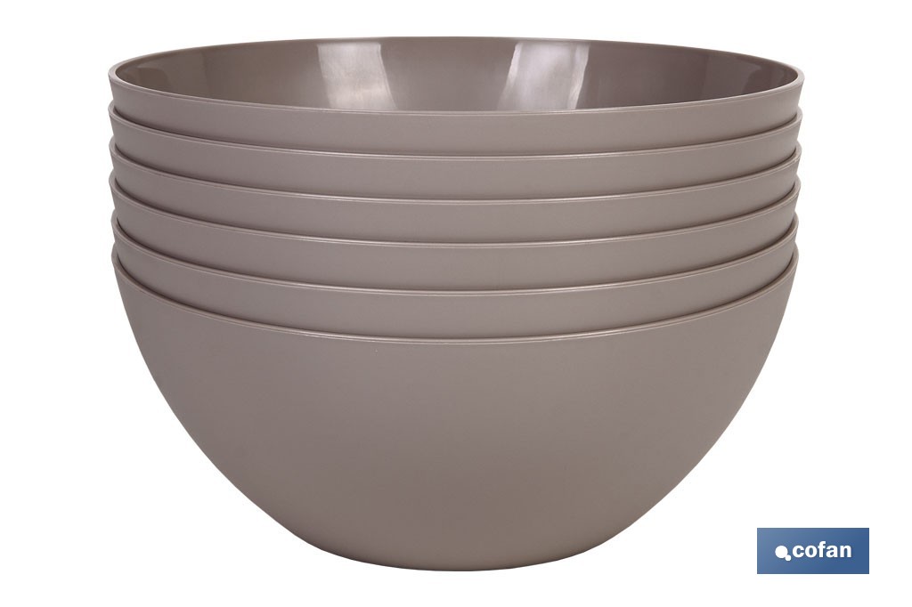 Bowl, Albahaca Model | Polypropylene | Plastic bowl | Several colours and sizes | Multi-purpose - Cofan