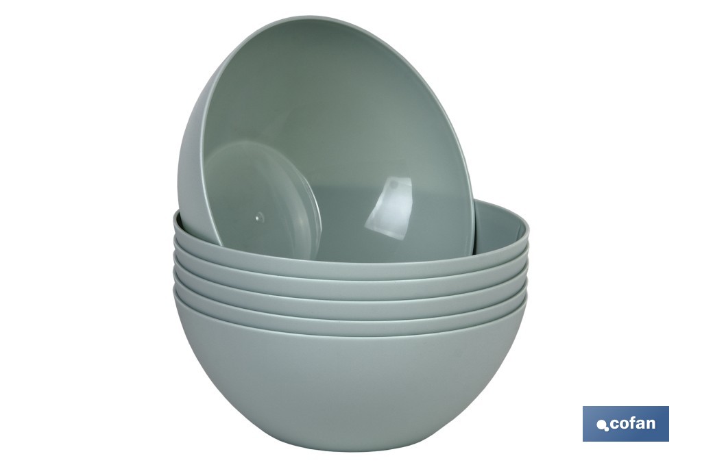 Bowl, Albahaca Model | Polypropylene | Plastic bowl | Several colours and sizes | Multi-purpose - Cofan