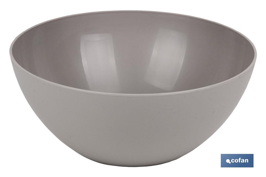 Salad bowl, Albahaca Model | Polypropylene | 3.5-litre capacity | Plastic bowl | Several colours - Cofan