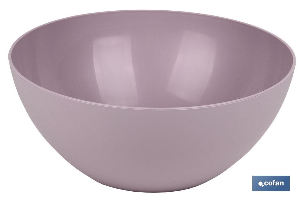 Salad bowl, Albahaca Model | Polypropylene | 3.5-litre capacity | Plastic bowl | Several colours - Cofan