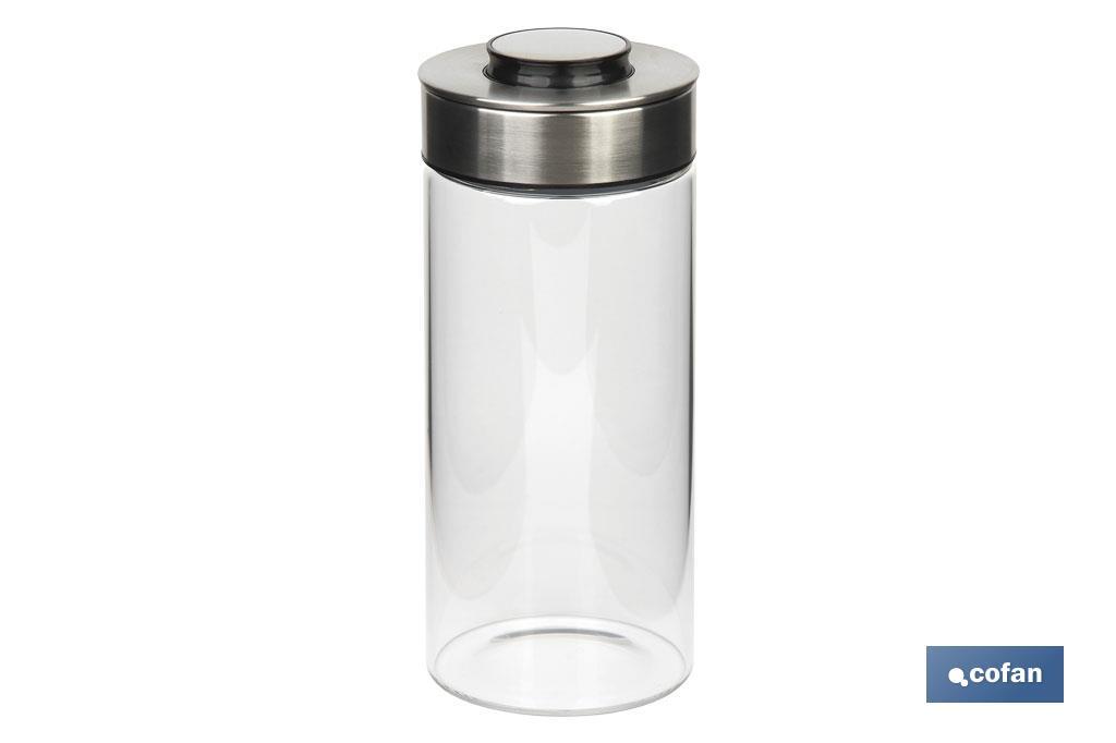 Frasco de vidrio borosilicato | Capacidad desde 550 ml hasta 1900 ml | Apto para uso alimentario - Cofan