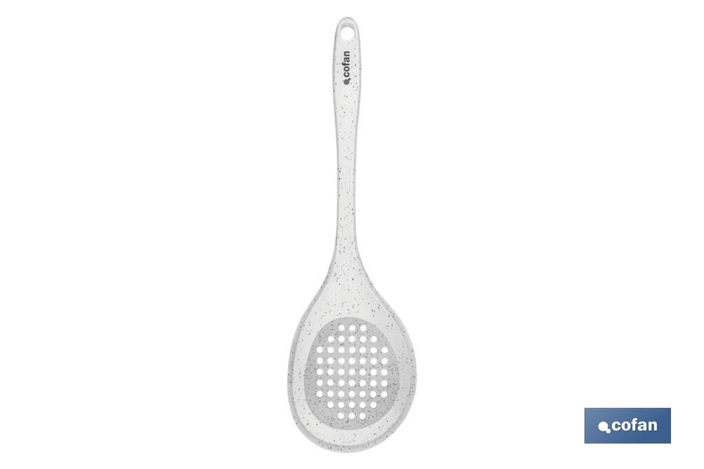 Set de 7 utensilios blancos para cocina de la gama Bach - Cofan