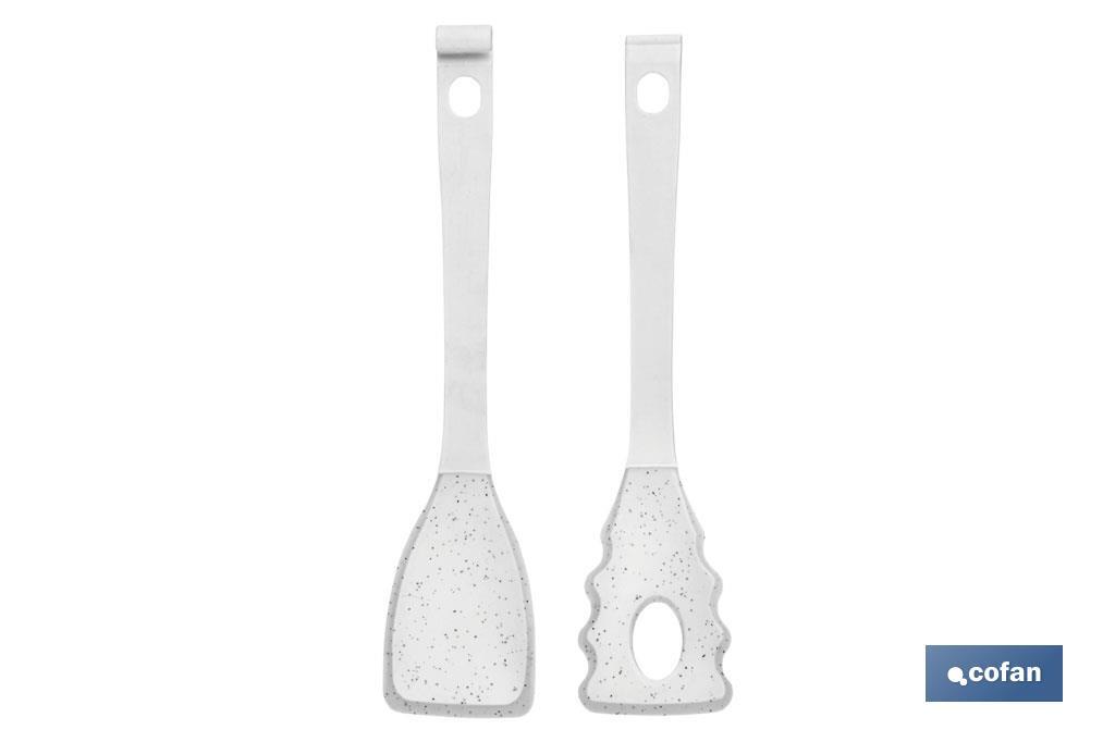 Pinzas para Ensaladas Modelo Bach | Fabricada en Silicona y Nylon | Medida 28 cm - Cofan