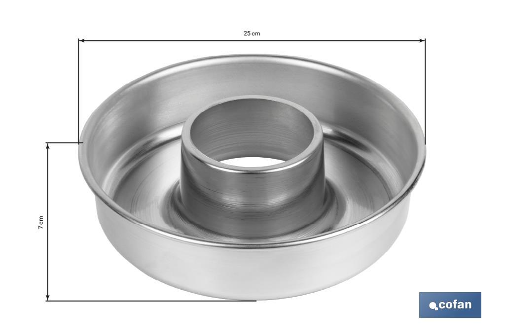 Molde de Rosco en Aluminio Brillante - Cofan