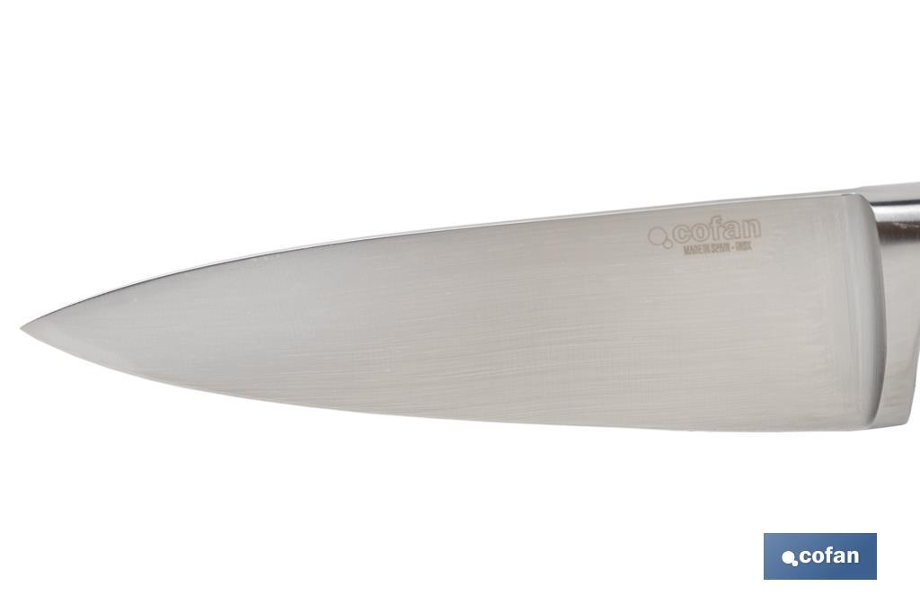 Coltello da cucina con forgiatura francese | Rosso | Varie misure - Cofan